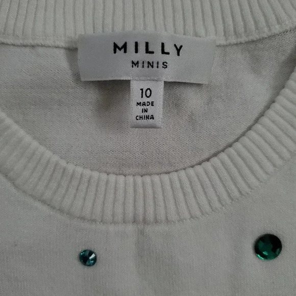 Milly Minis Rainbow Gem Pullover Big Kids Size 10 - Picture 3 of 3